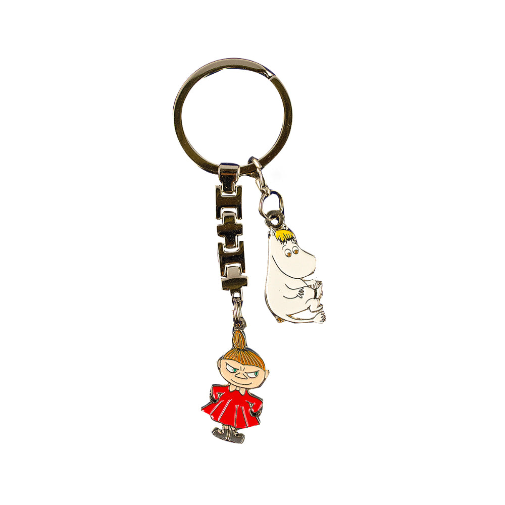 Snorkmaiden & Little My Metal Keyring - TMF Trade - The Official Moomin Shop