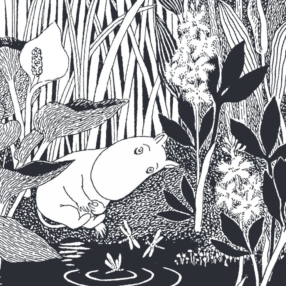 Moomintroll Sleeping Greeting Card - The Official Moomin Shop