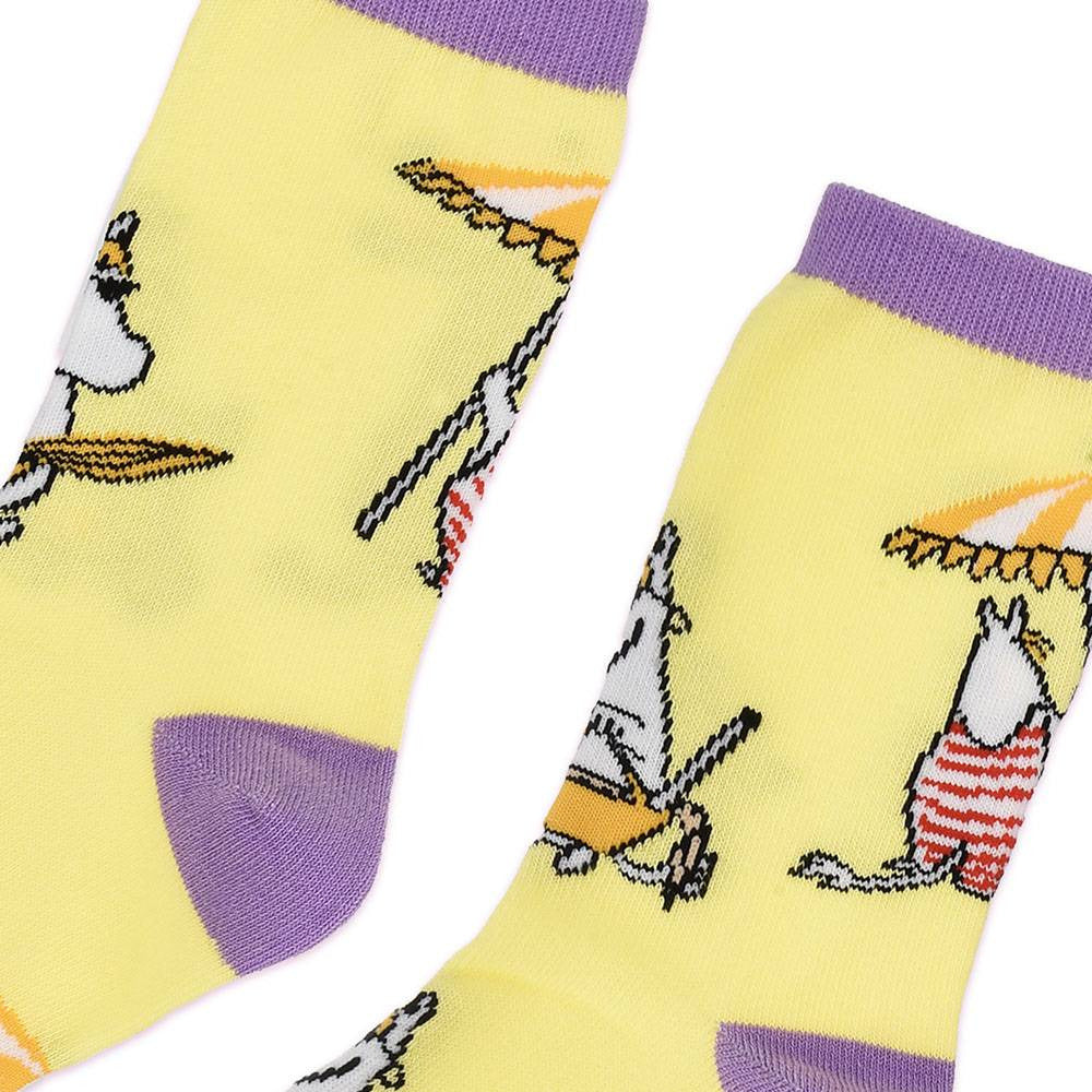 Snorkmaiden Socks Yellow 36-42 - Nordicbuddies - The Official Moomin Shop