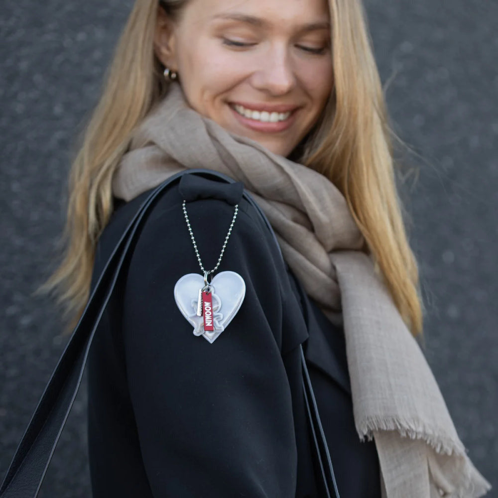 Little My Reflector Heart - Lasessor - The Official Moomin Shop