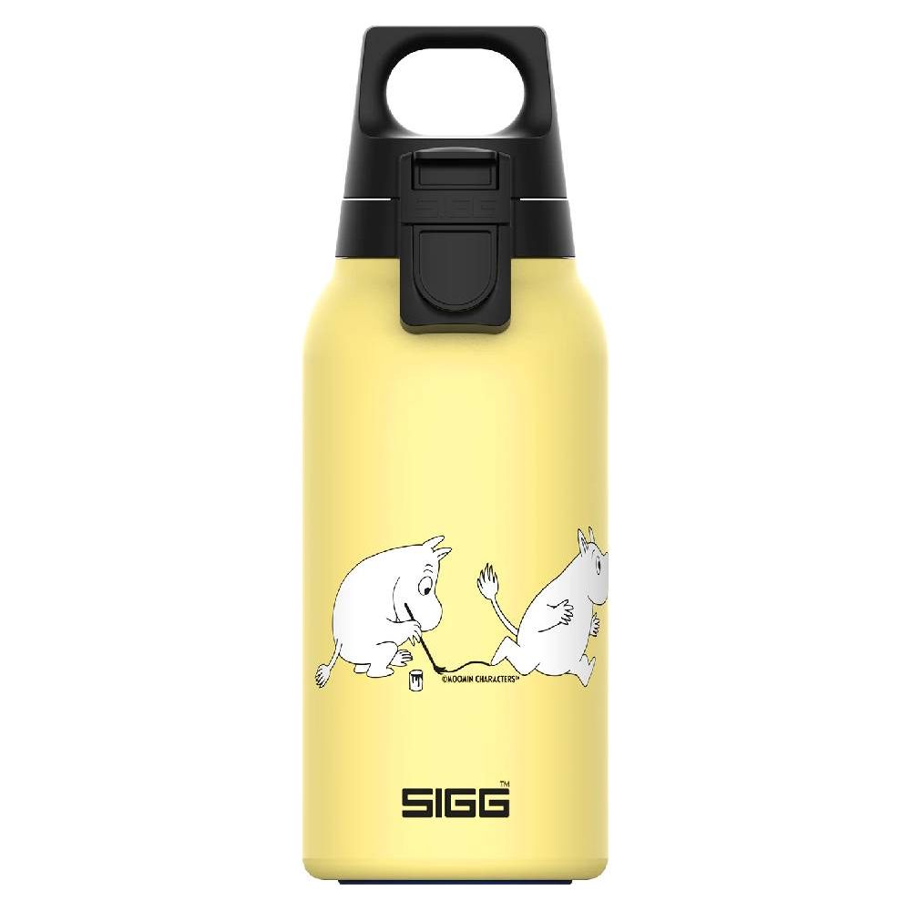 Moomin Hot& Cold One Light Flip Bottle Yellow 0,33L - SIGG - The Official Moomin Shop