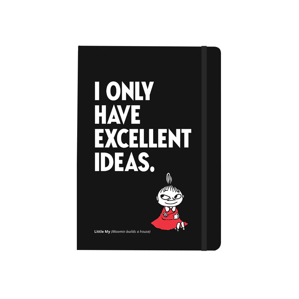 Little My I Only Have Excellent Ideas Notebook A5 - Putinki - The Official Moomin Shop