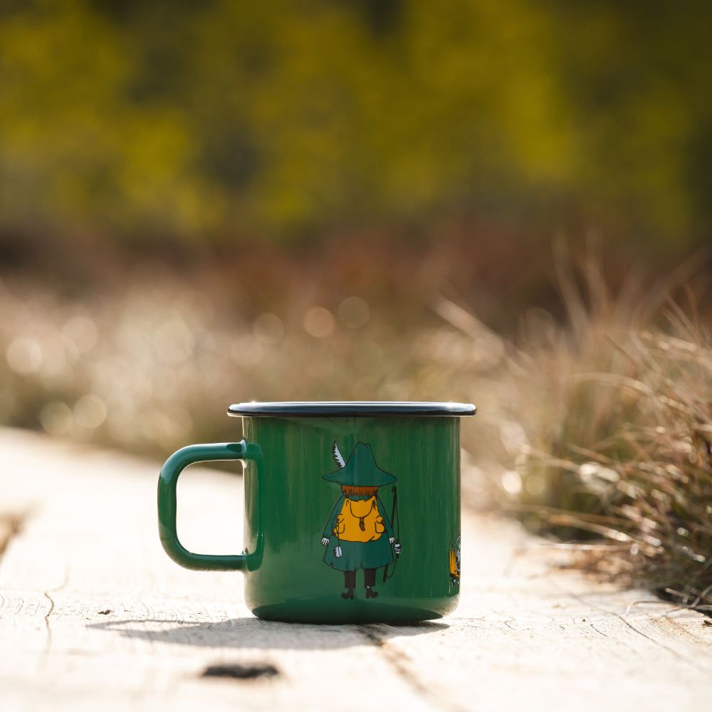 Snufkin Retro Mug 3,7dl Green - The Official Moomin Shop