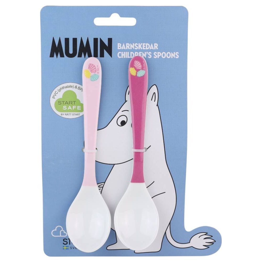 Moomin 2-pack Cutlery pink - Rätt Start - The Official Moomin Shop