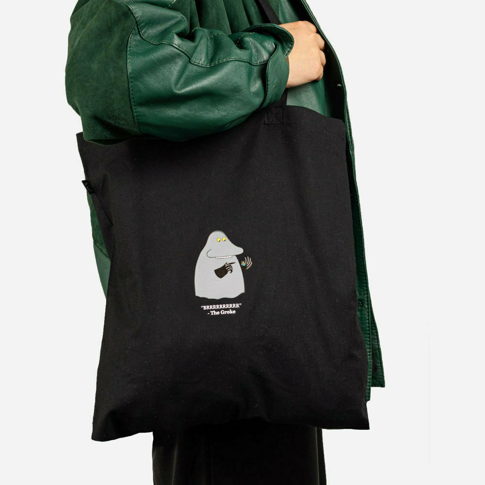 The Groke Organic Tote Bag - Nordicbuddies - The Official Moomin Shop