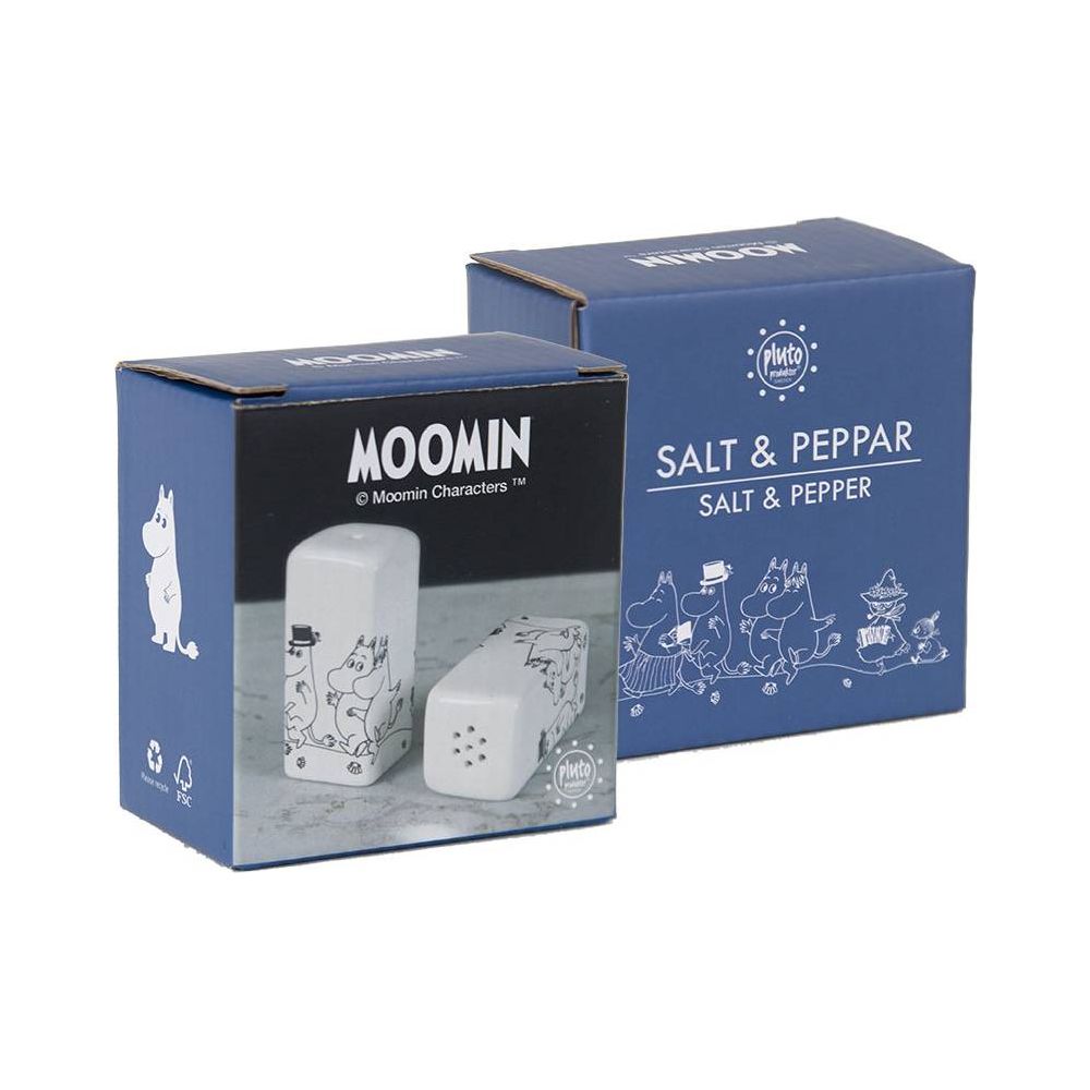 Moomin Family Salt &amp; Pepper Shakers - Pluto Design - The Official Moomin Shop