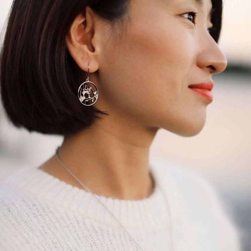 Moomin Friendship Earrings Silver - The Official Moomin Shop