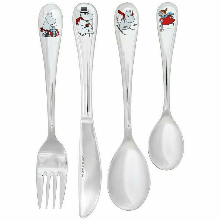 Moomin Winter Children's Cutlery 4-Set - The Official Moomin Shop