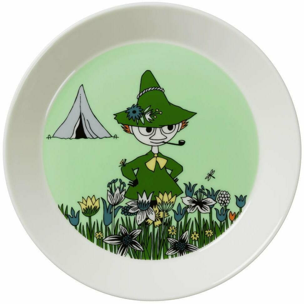 Snufkin Plate 19cm - The Official Moomin Shop