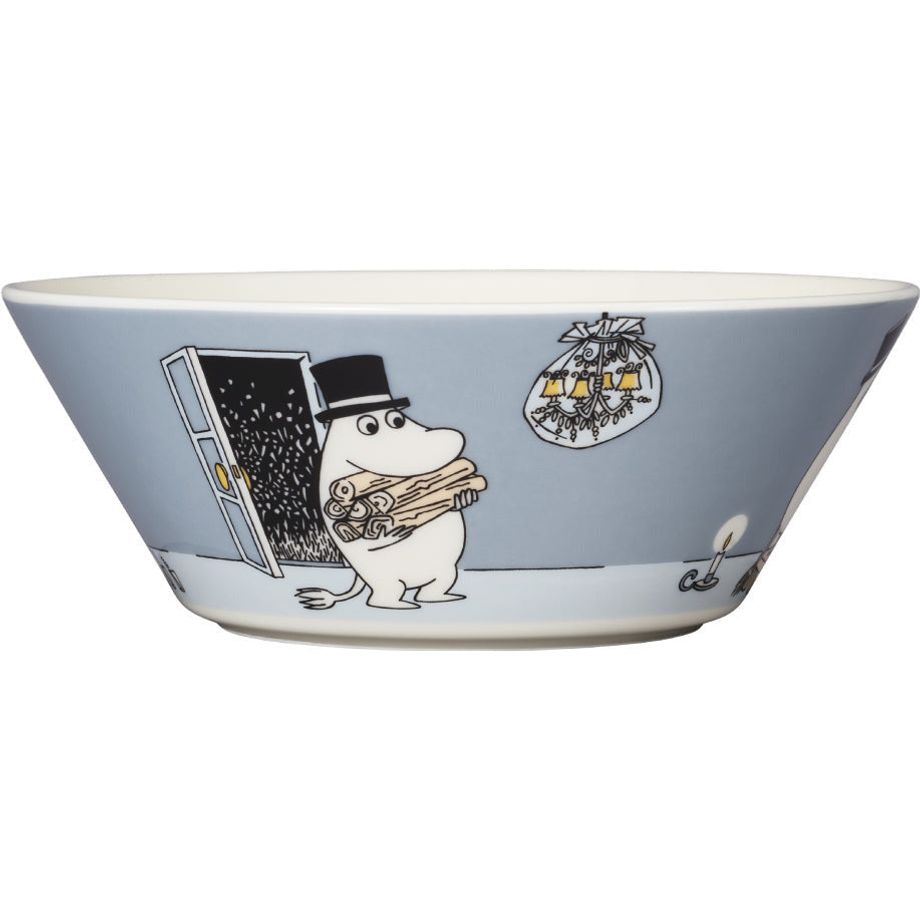 Moominpappa bowl grey 15 cm - Moomin Arabia - The Official Moomin Shop