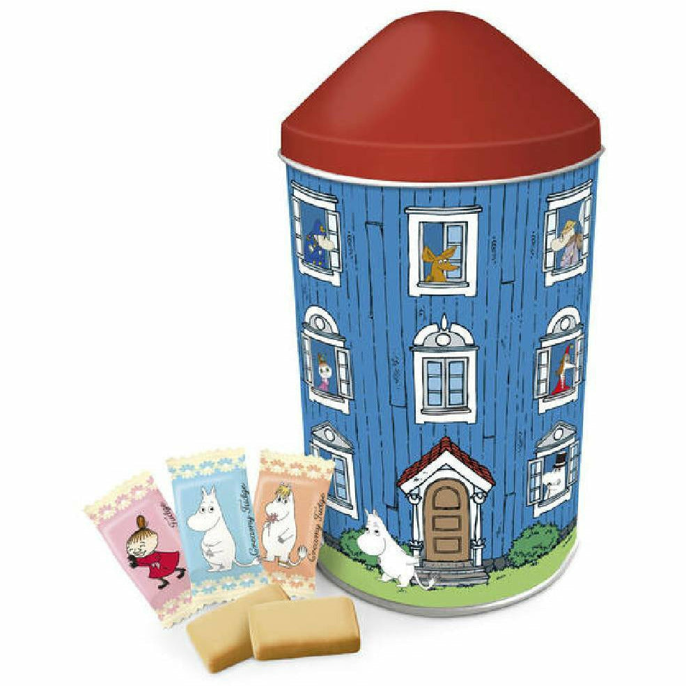 Moominhouse Fudge & Tin 100g - The Official Moomin Shop