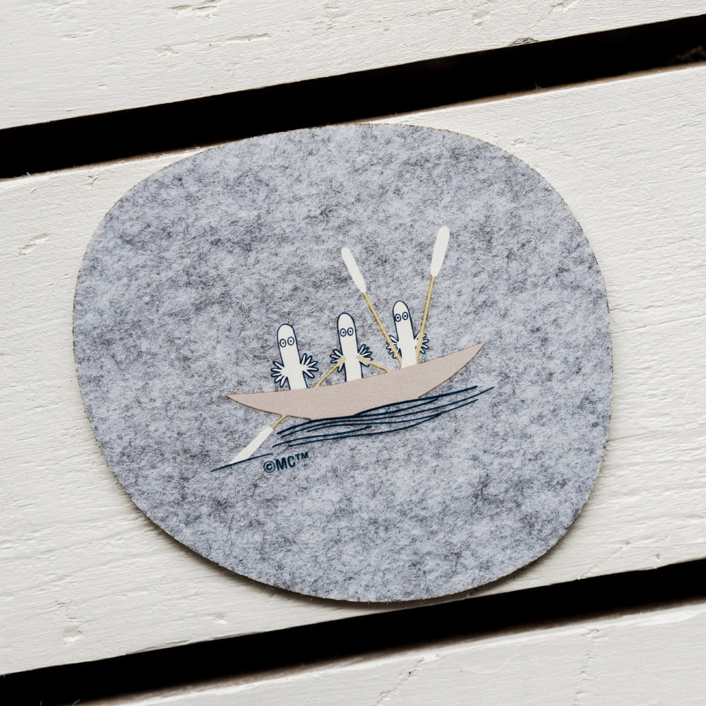 Moomin Sailors Glass Coaster 4-pack - The Official Moomin Shop