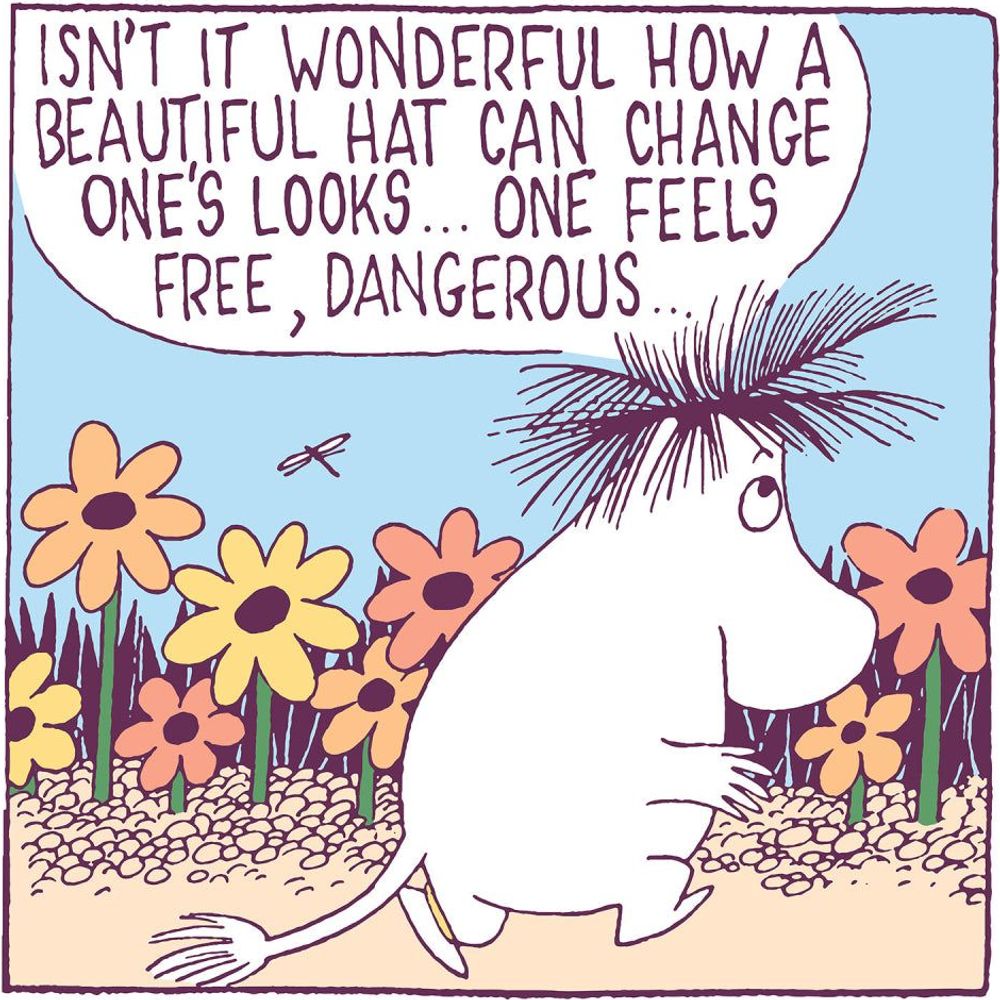 Greeting Card Free And Dangerous - The Official Moomin Shop