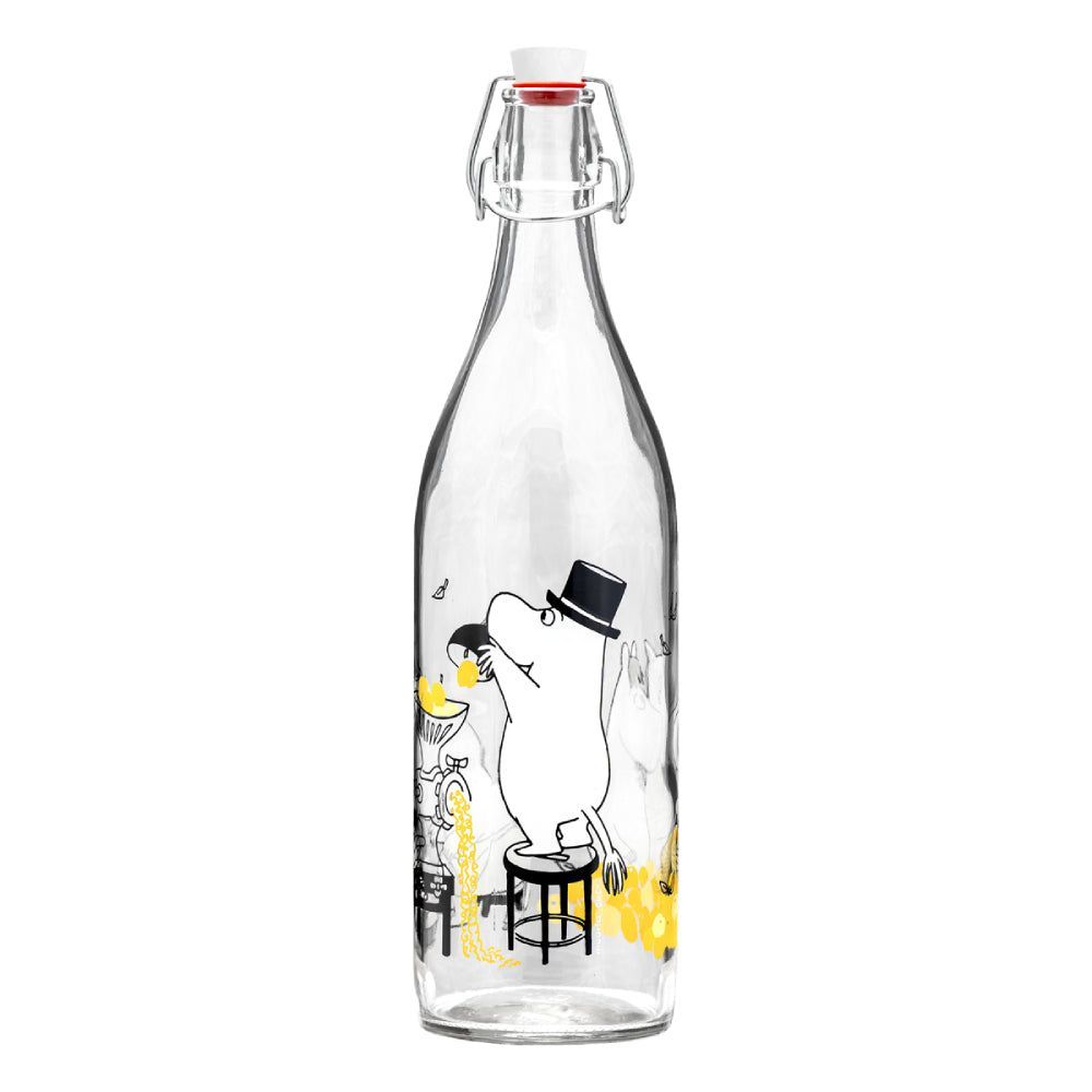 Moomin Fruits Glass Bottle 1 L - Muurla - The Official Moomin Shop