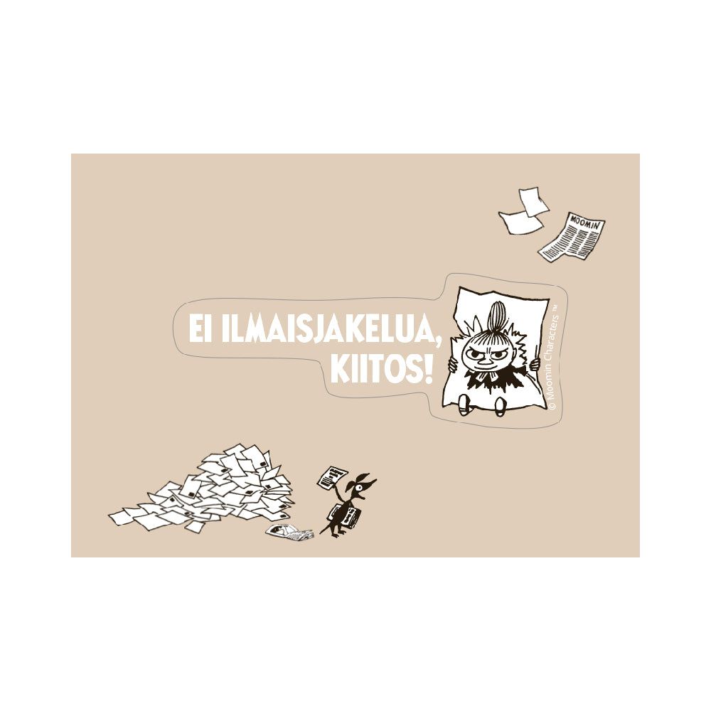 Little My "No distribution" Door Sticker - The Official Moomin Shop