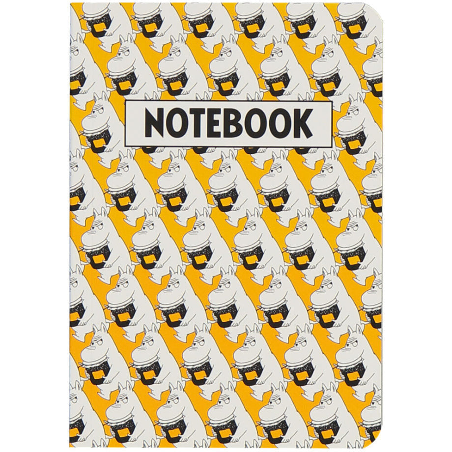 Moomintroll Notebook A6 yellow - Anglo-Nordic - The Official Moomin Shop