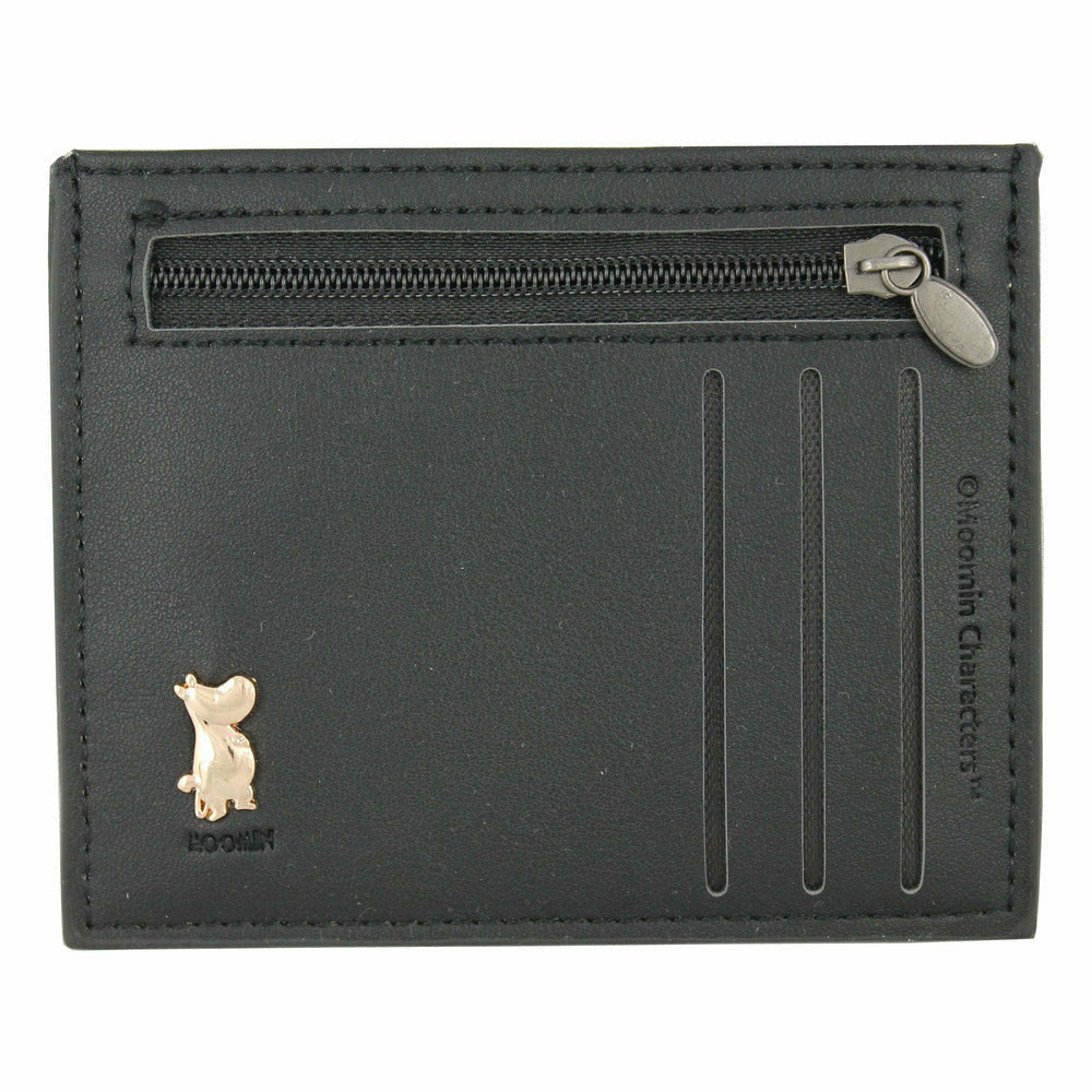 Moomintroll Pocket Wallet Black - TMF-Trade - The Official Moomin Shop