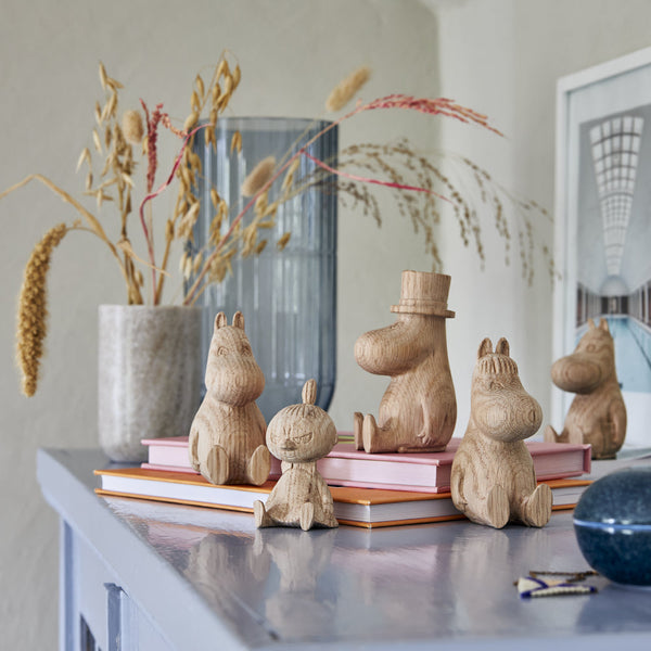s*a様 MUUMIPEIKKO ムーミンパパ レジンフィギュア北欧 ヴィンテー Moominpappa Wooden Figurine 10cm - The Official Moomin Shop