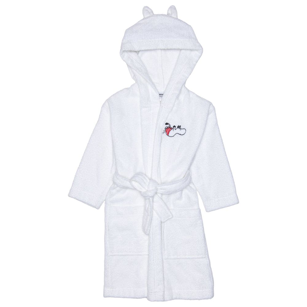 Moomintroll Kids Bathrobe White - The Official Moomin Shop