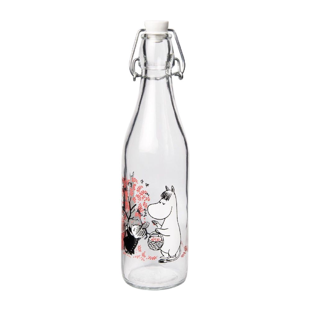 Moomin Berries Glass Bottle 0,5l - Muurla - The Official Moomin Shop