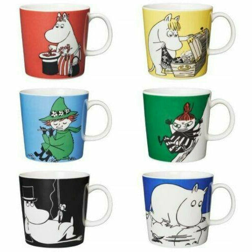 MOOMIN ARABIA Mug 2個+フィギュア1個 New official Arabia Moomin POP Mug 0.28L Check 4 Types Japan