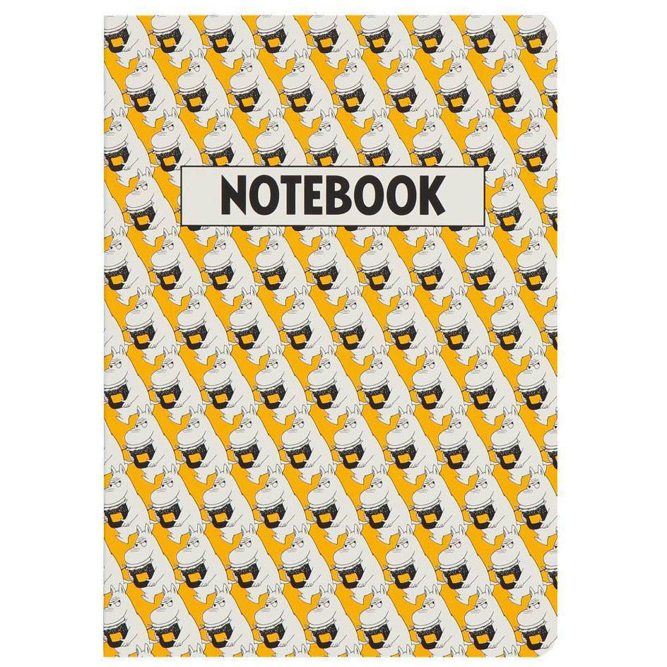 Moomintroll Notebook A5 Yellow - Anglo-Nordic - The Official Moomin Shop
