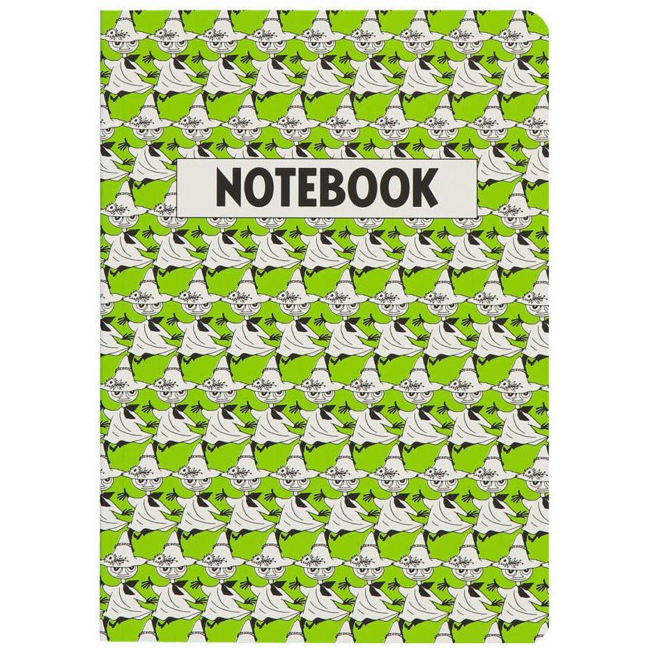 Snufkin Notebook A5 Green - Anglo-Nordic - The Official Moomin Shop
