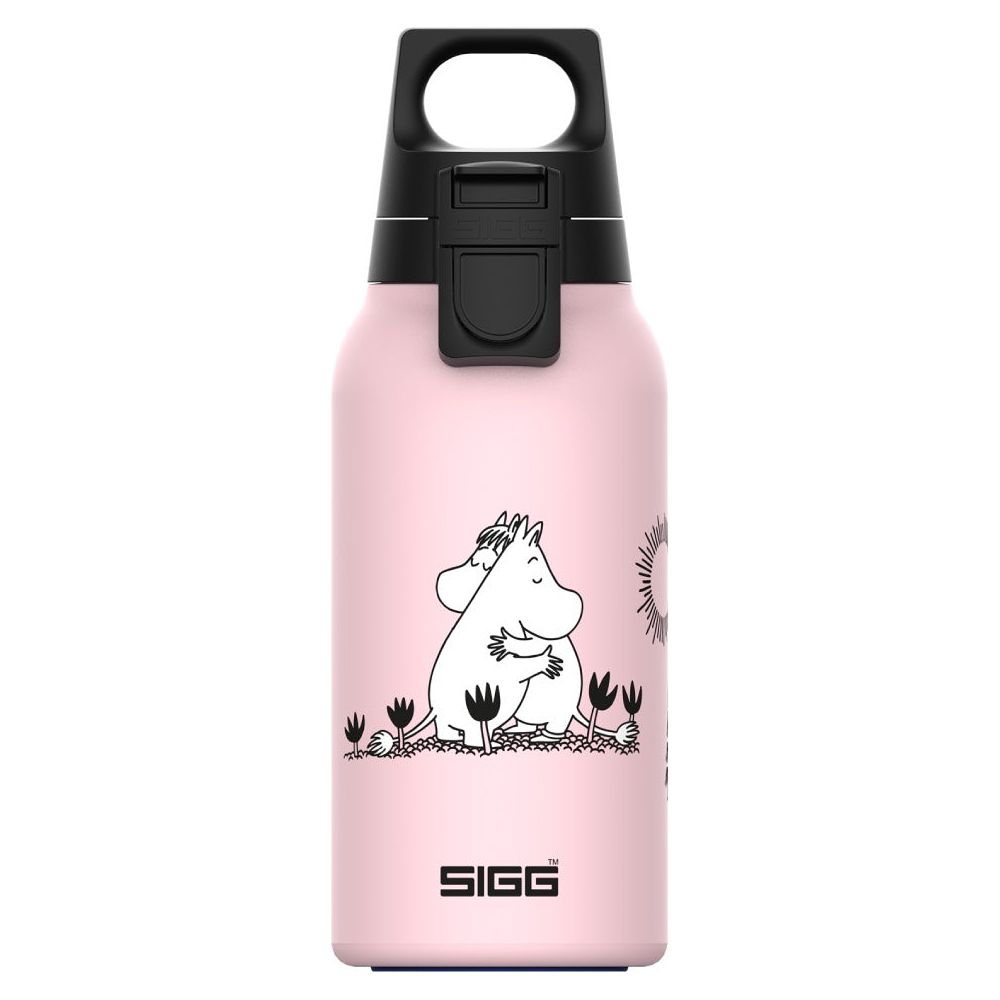Moomin Hot& Cold One Light Love Bottle Blush 0,33L - SIGG - The Official Moomin Shop