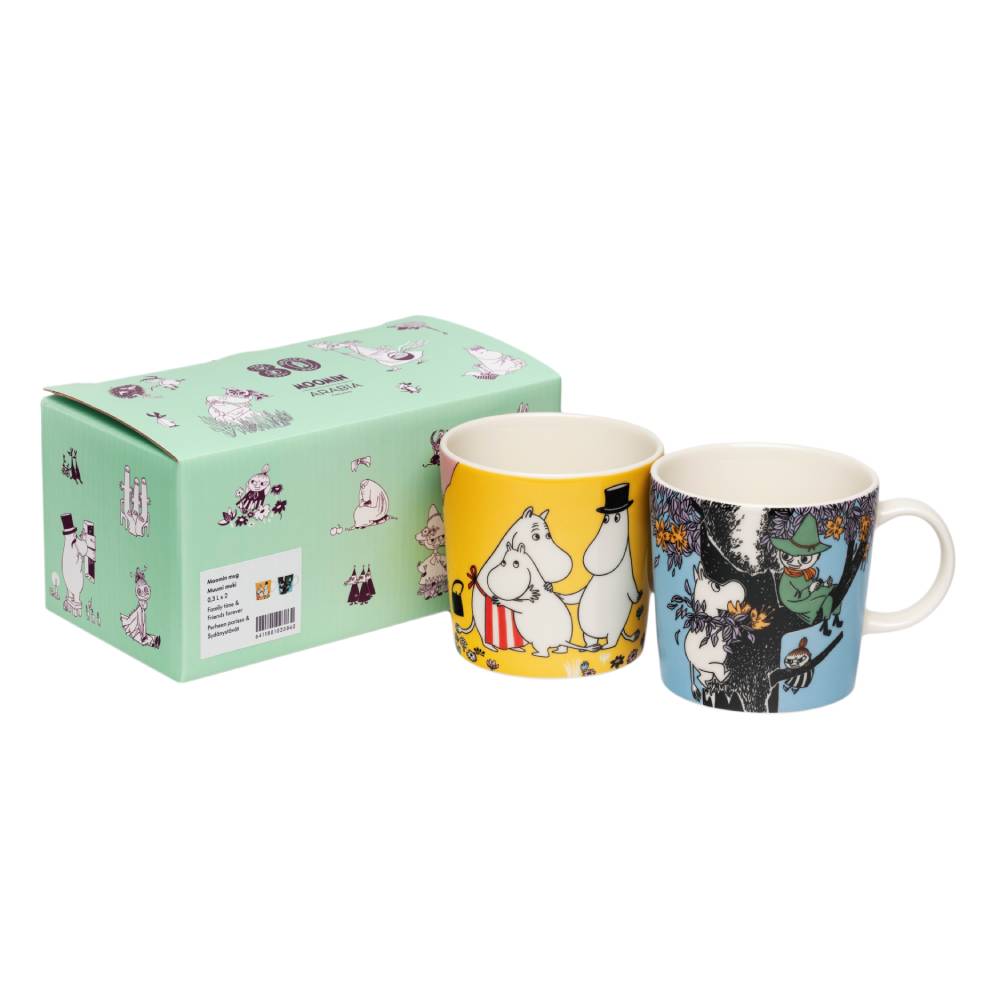 Moomin Family Time & Friends Forever 80 Mug 0.3L - The Official Moomin Shop