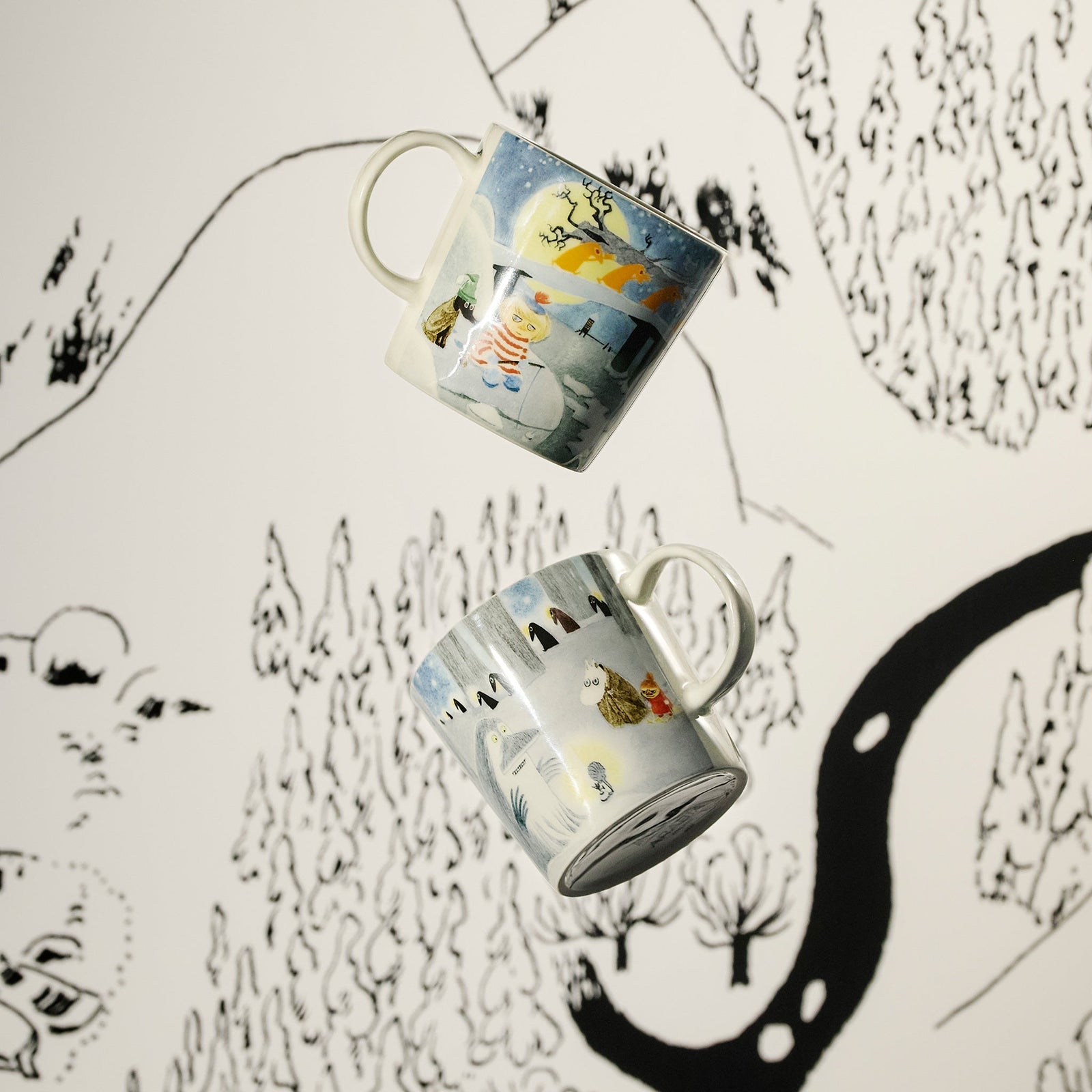 Moomin Winternight Glow Mug 0,3L - The Official Moomin Shop