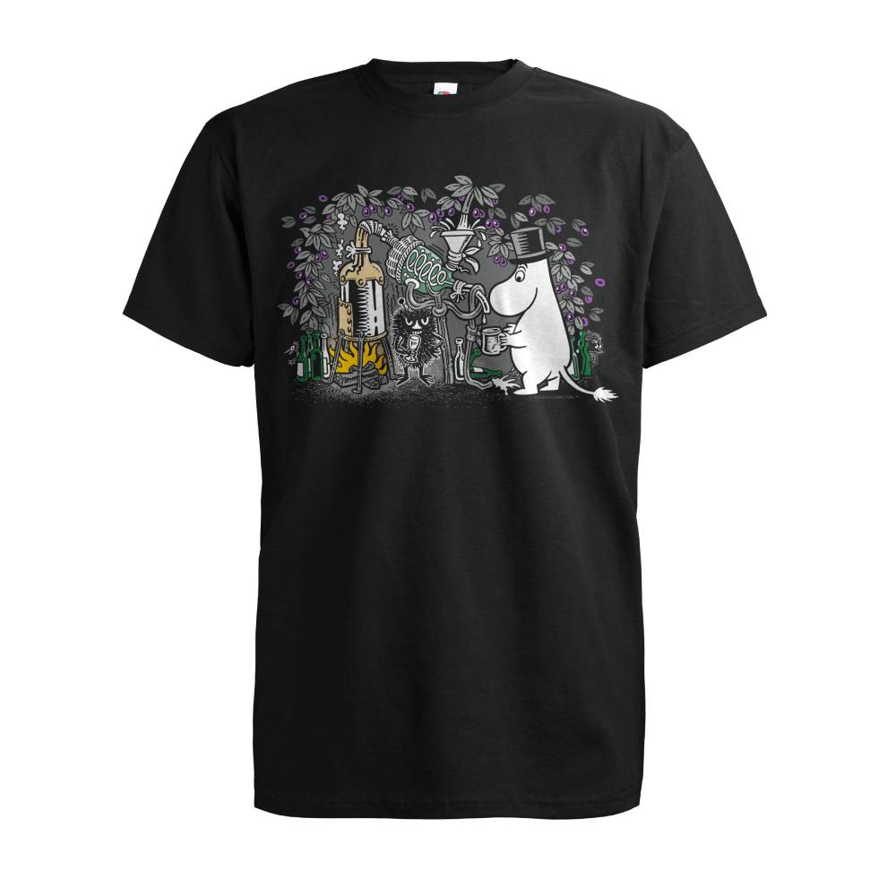 Moominpappa Dynamite T-shirt Black - The Official Moomin Shop