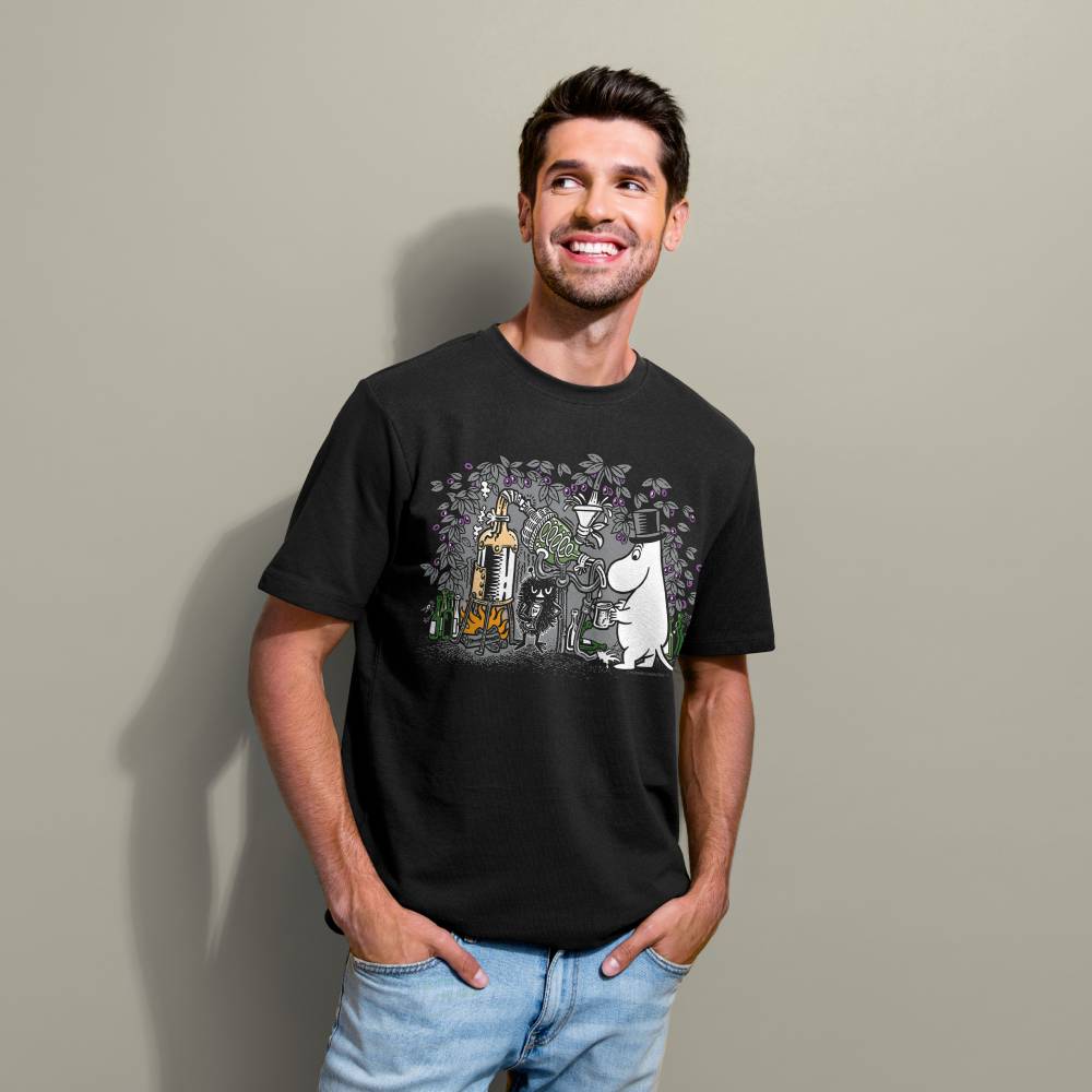 Moominpappa Dynamite T-shirt Black - The Official Moomin Shop