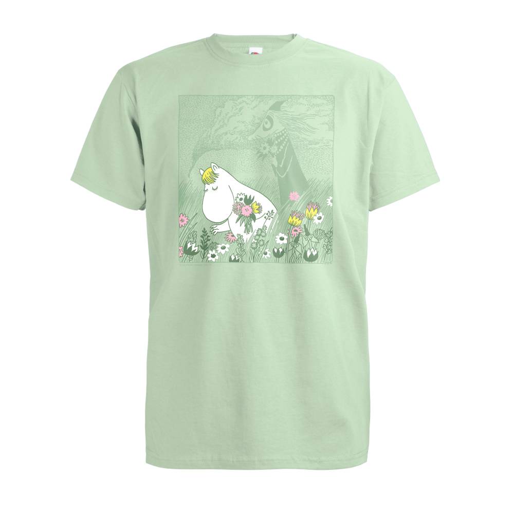 Snorkmaiden Meadow T-shirt Green - The Official Moomin Shop