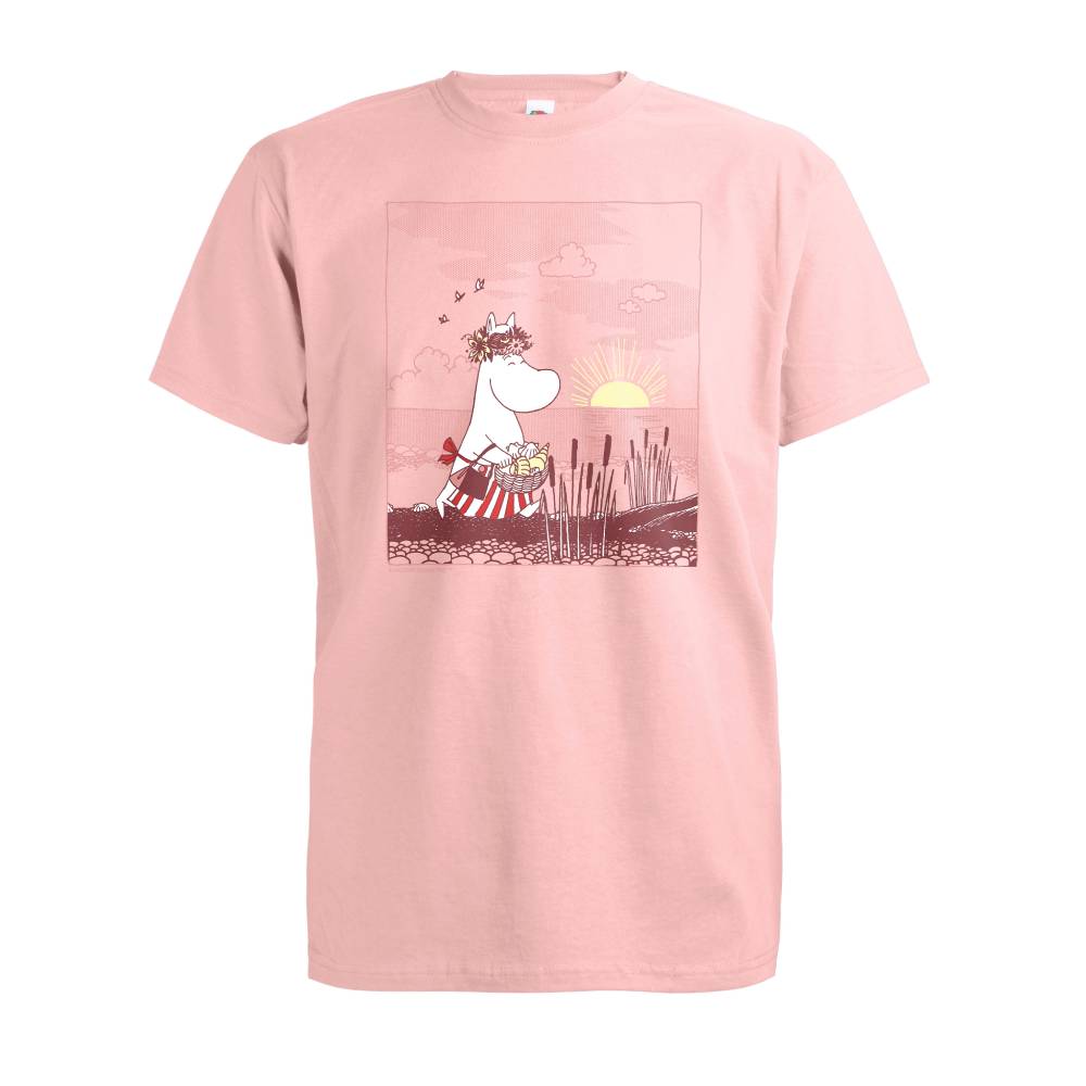 Moominmamma Beach T-shirt Pink - The Official Moomin Shop