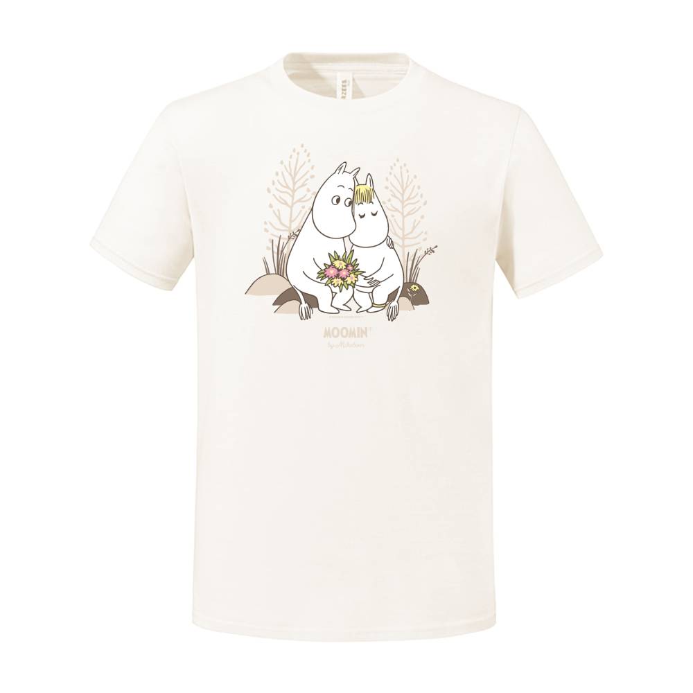 Moomin Hugging T-shirt White - The Official Moomin Shop
