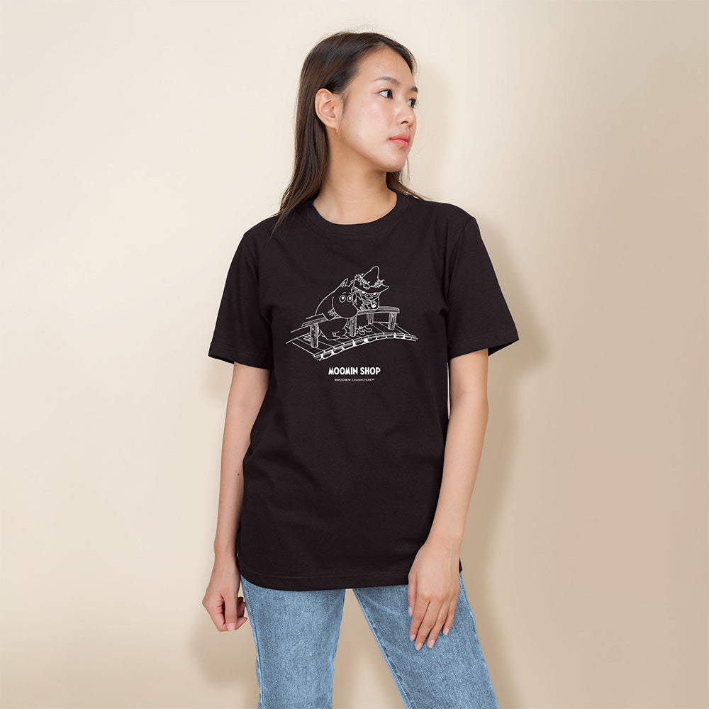 Moomin Shop Exclusive T-Shirt Adults Black - The Official Moomin Shop