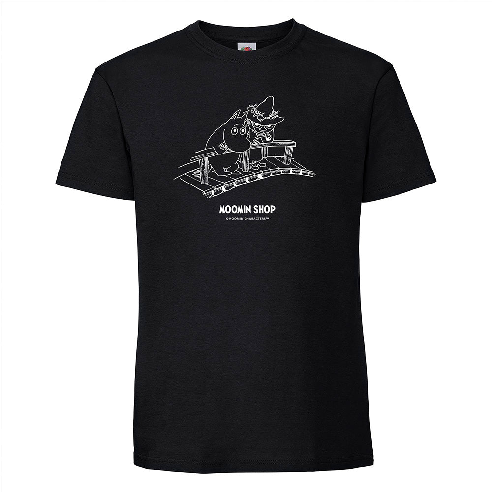Moomin Shop Exclusive T-Shirt Adults Black - The Official Moomin Shop