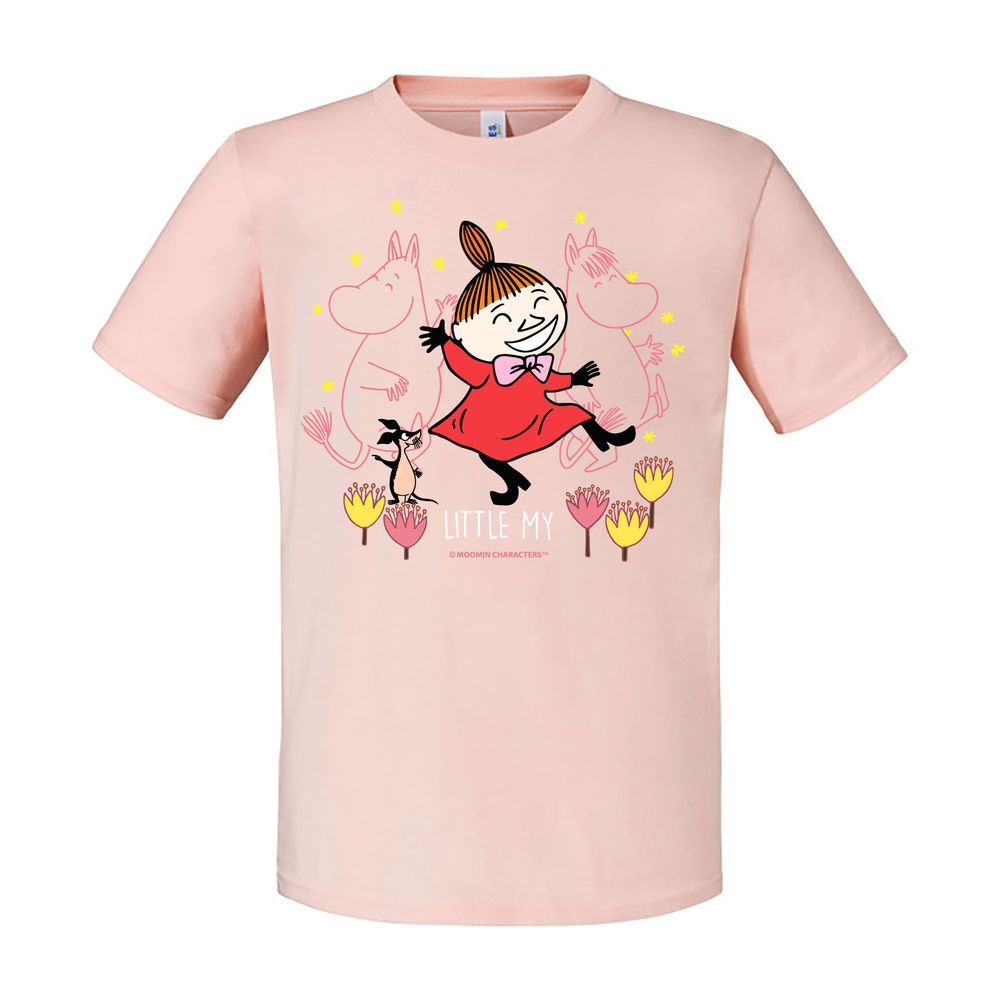 Little My Friends Kids T-shirt Rose - The Official Moomin Shop