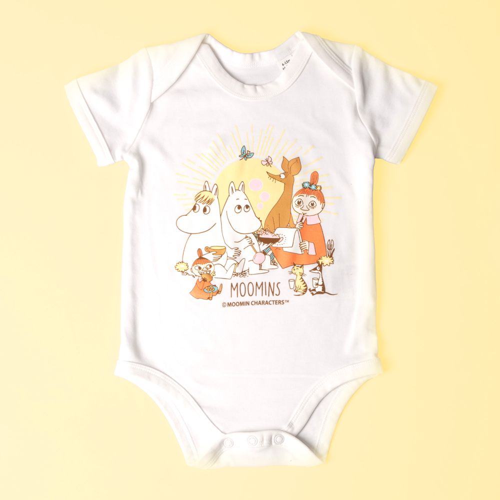 Moomins & Friends Baby Body White - The Official Moomin Shop