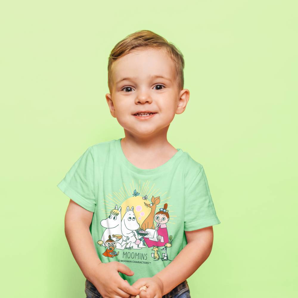Moomins & Friends Baby T-shirt Green - The Official Moomin Shop