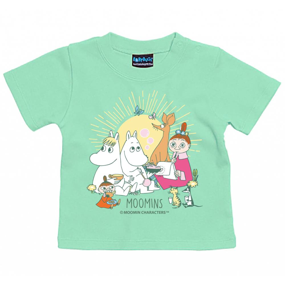 Moomins & Friends Baby T-shirt Green - The Official Moomin Shop