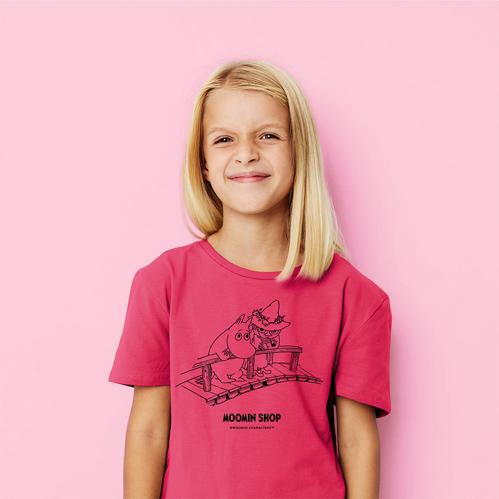 Moomin Shop Exclusive T-Shirt Kids Fuchsia - The Official Moomin Shop