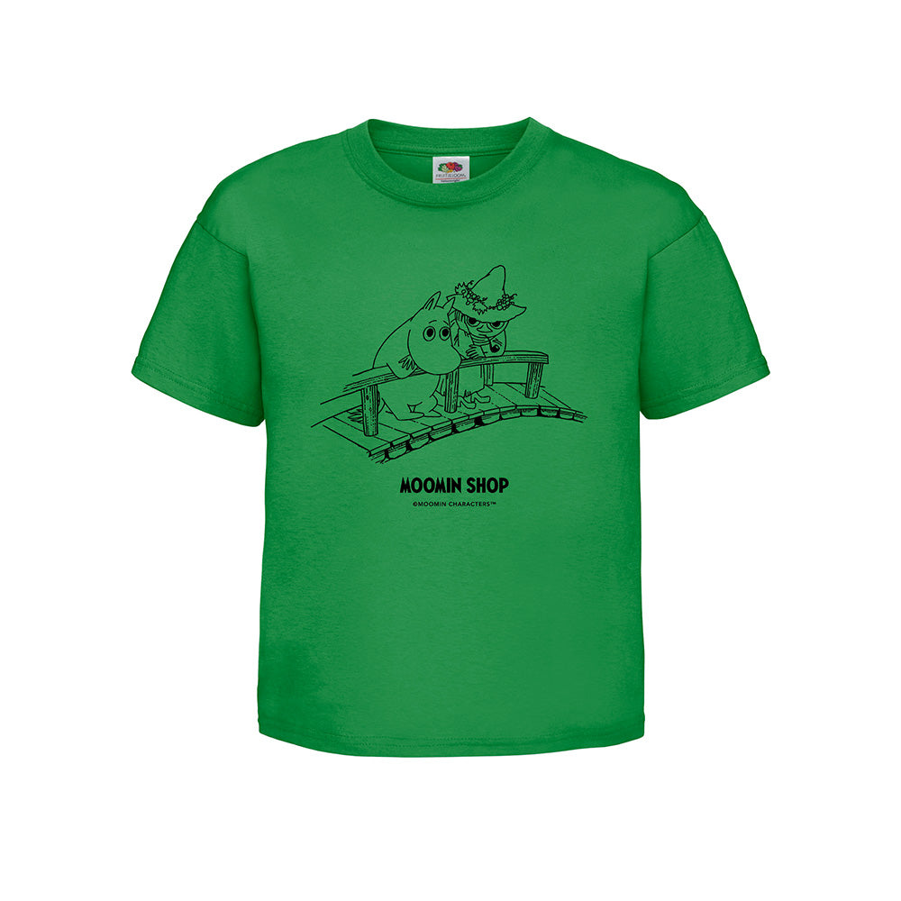 Moomin Shop Exclusive T-Shirt Kids Green - The Official Moomin Shop