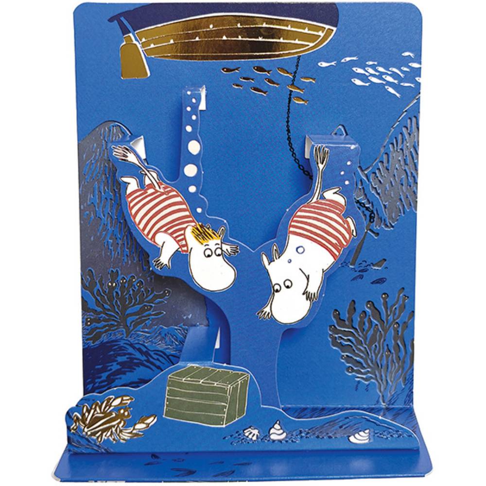 Moomin Dive Les Pop's Card 3D - The Official Moomin Shop