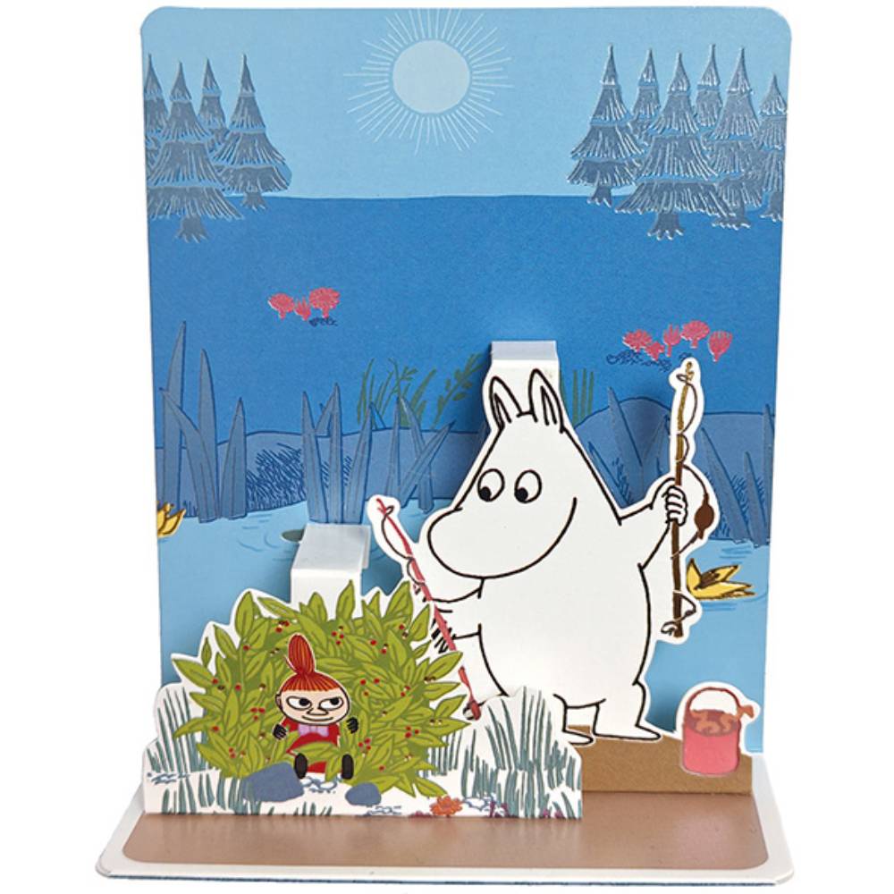 Moomin Fishing Les Pop's Card 3D - The Official Moomin Shop