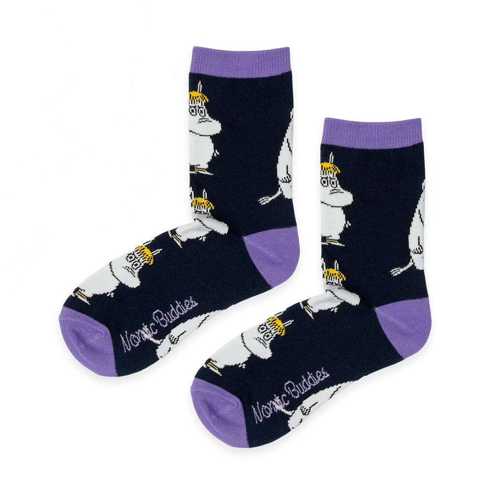 Snorkmaiden Socks 36-42 Darkblue - The Official Moomin Shop
