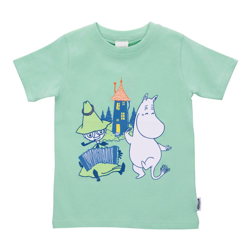 Moomin Troubadour T-shirt Turquoise - Martinex - The Official Moomin Shop