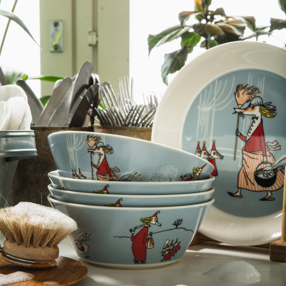 Fillyjonk Plate 19cm Lightblue - The Official Moomin Shop