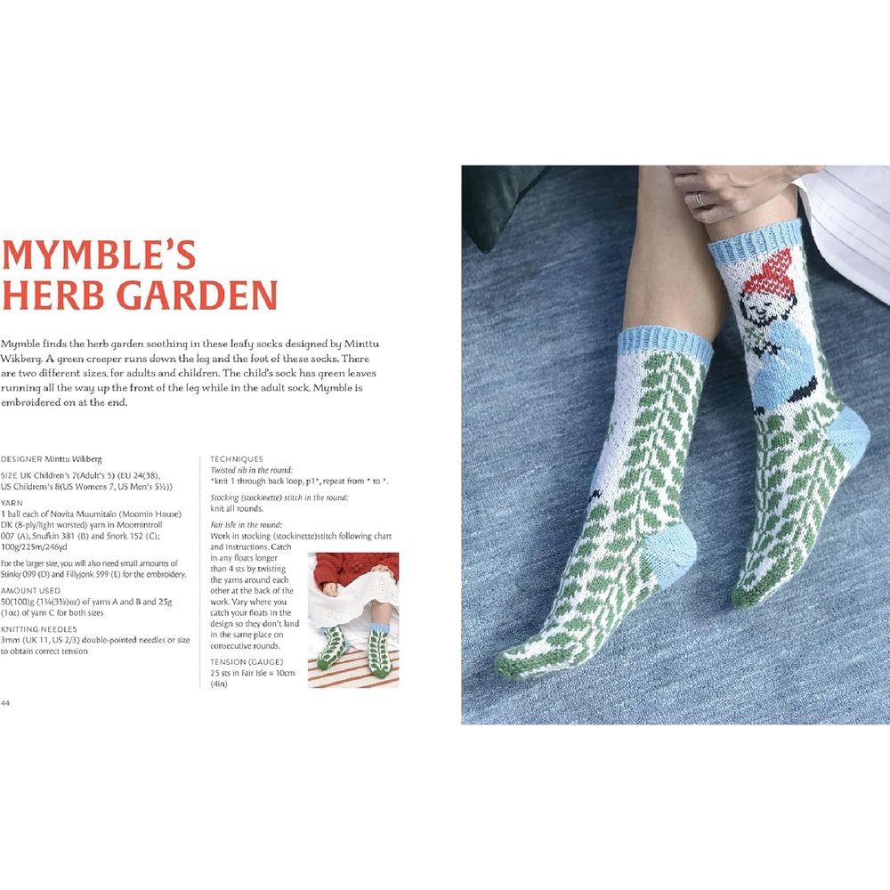 Knitted Moomin Socks By Linda Permanto - The Official Moomin Shop