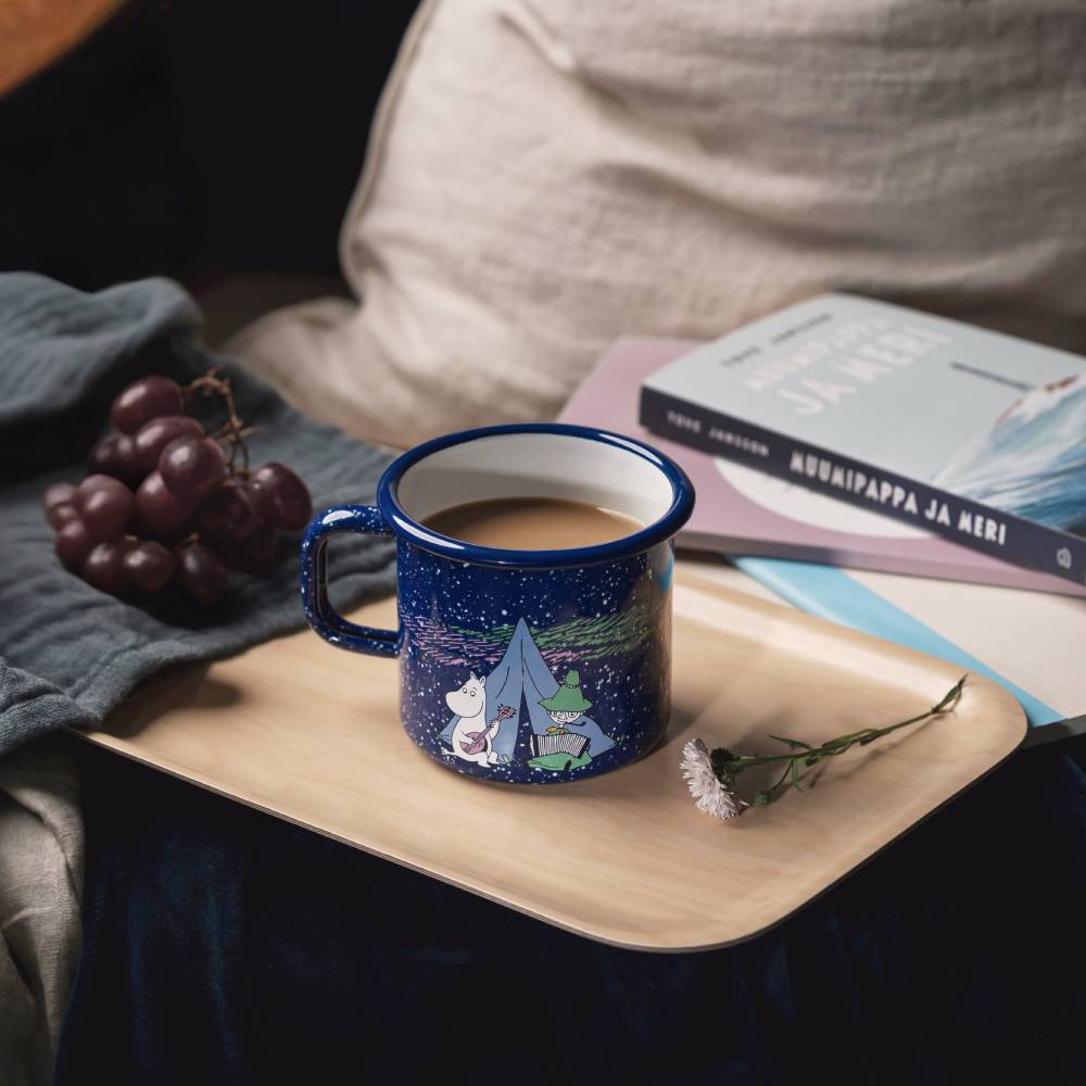 Moomin x Laufey Enamel Mug 3,7dl - The Official Moomin Shop
